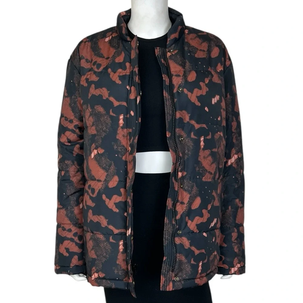 Peruvian Connection Mariposa Puffer Coat - sz Medium